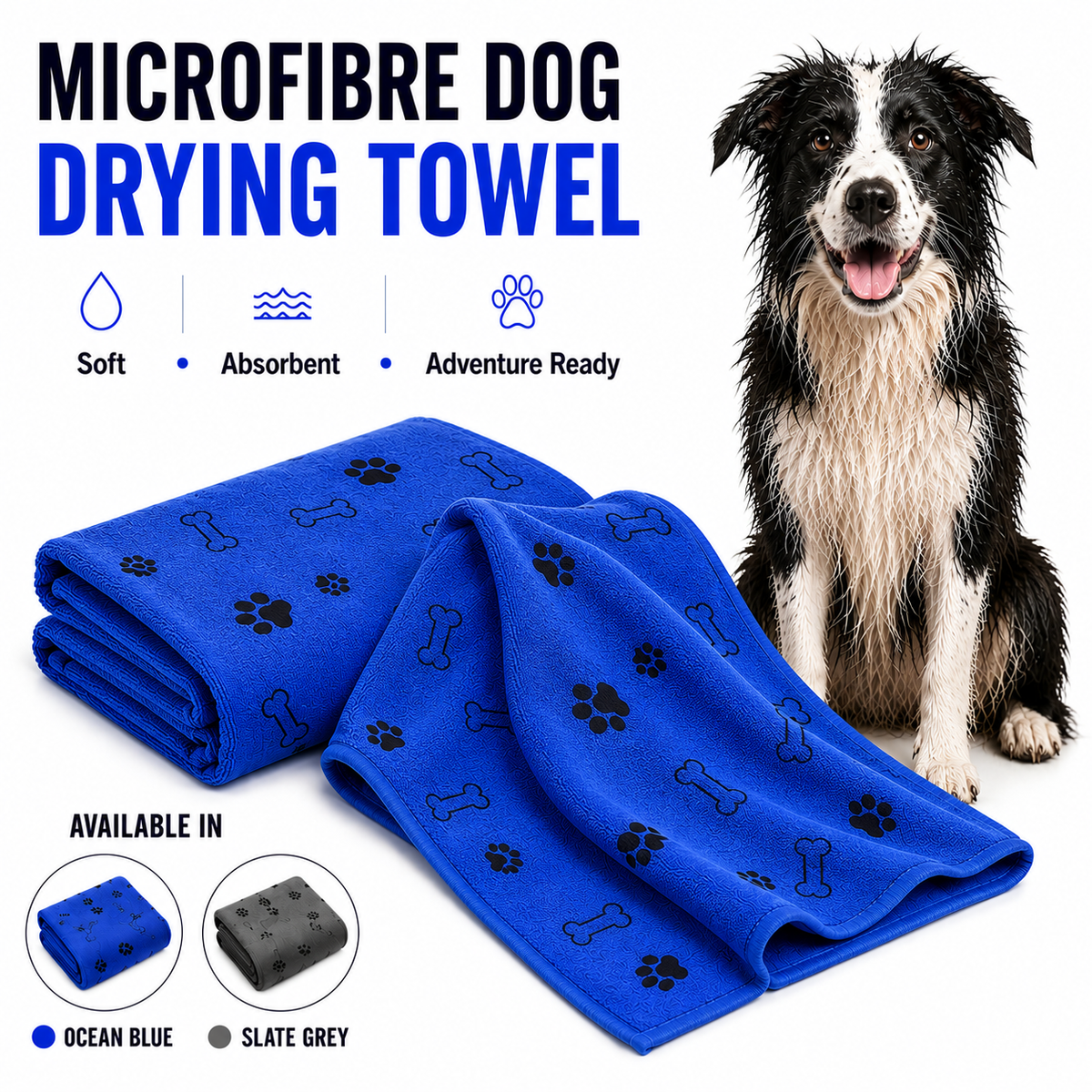 Microfibre Dog Drying Towel