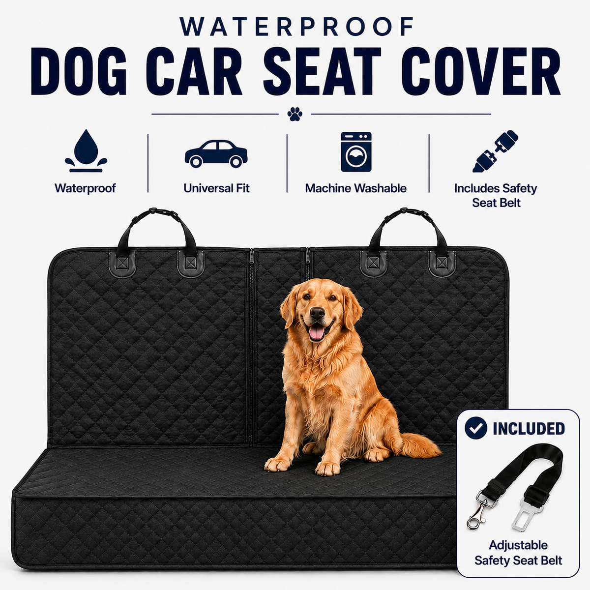 Waterproof Dog Car Seat Cover
