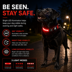 LED Tracker Ready Dog Collar