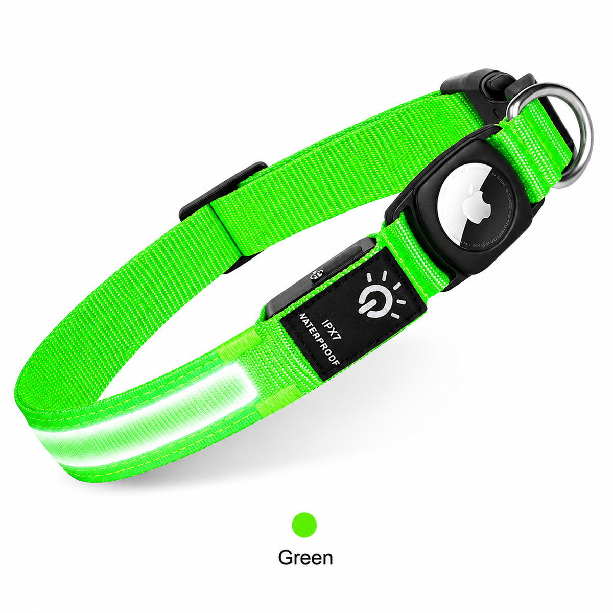 LED Tracker Ready Dog Collar