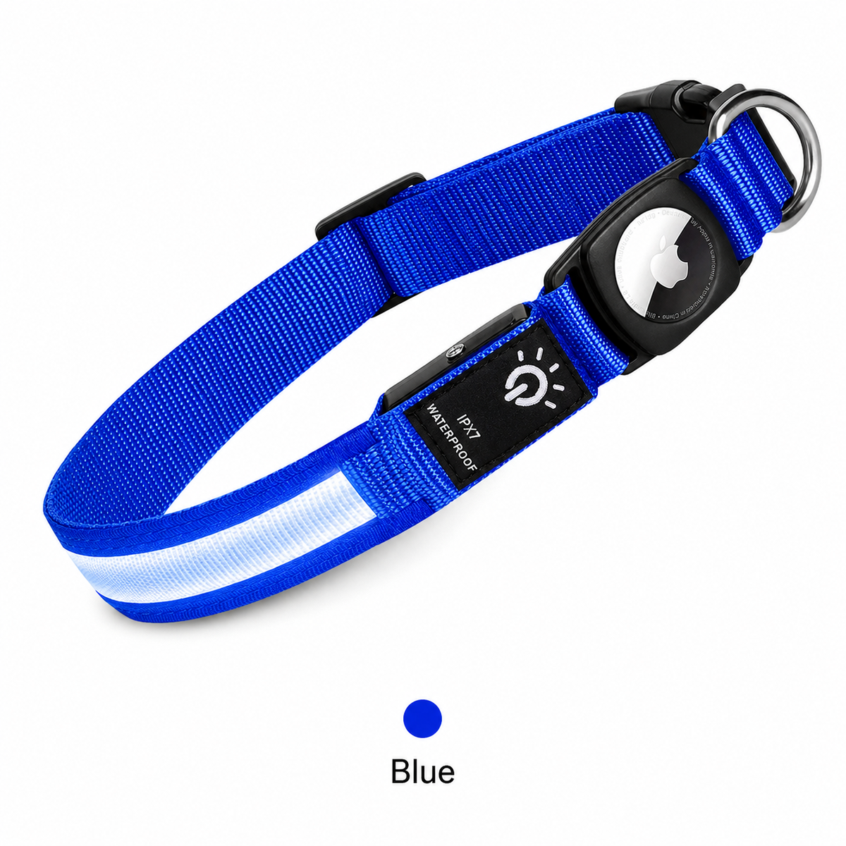 LED Tracker Ready Dog Collar