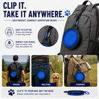 Foldable Double Dog Travel Bowl
