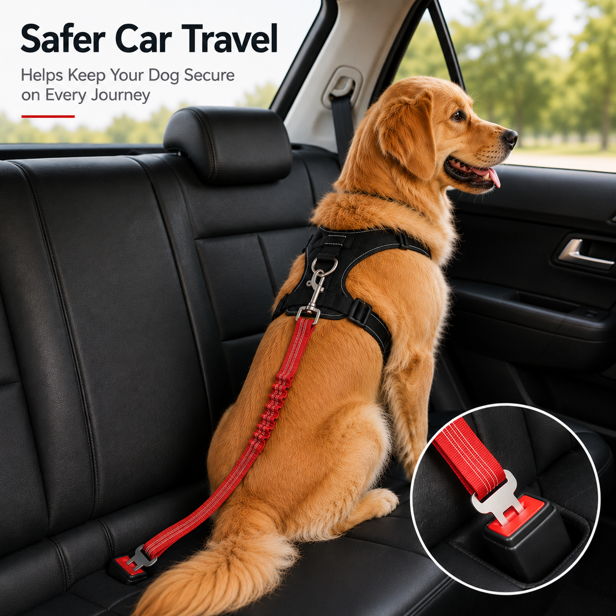 Adjustable Dog Car Seat Belt