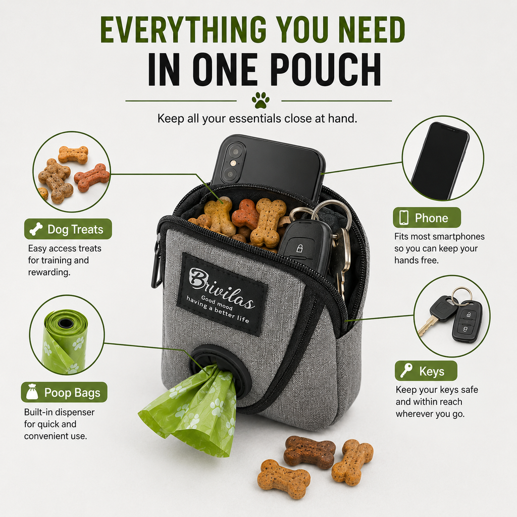 Portable Dog Treat Pouch