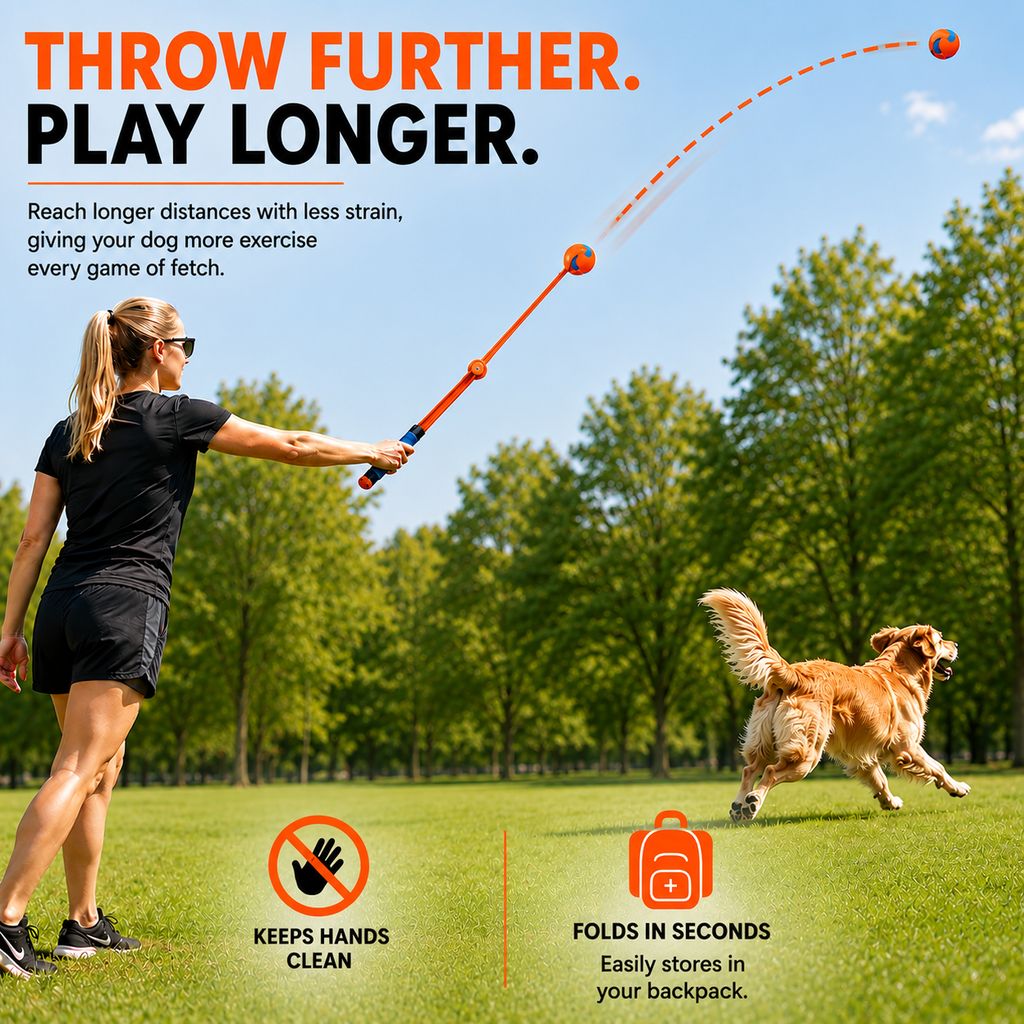 Foldable Dog Ball Launcher