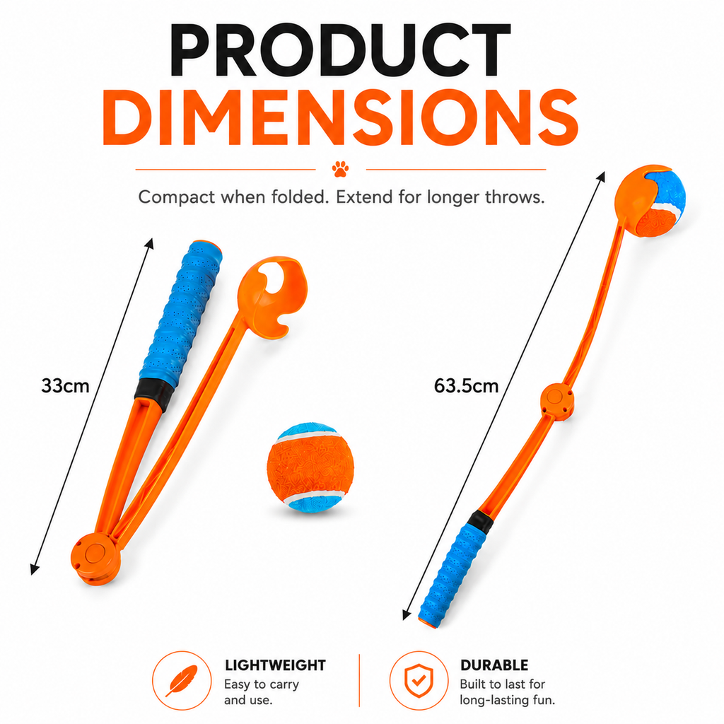 Foldable Dog Ball Launcher