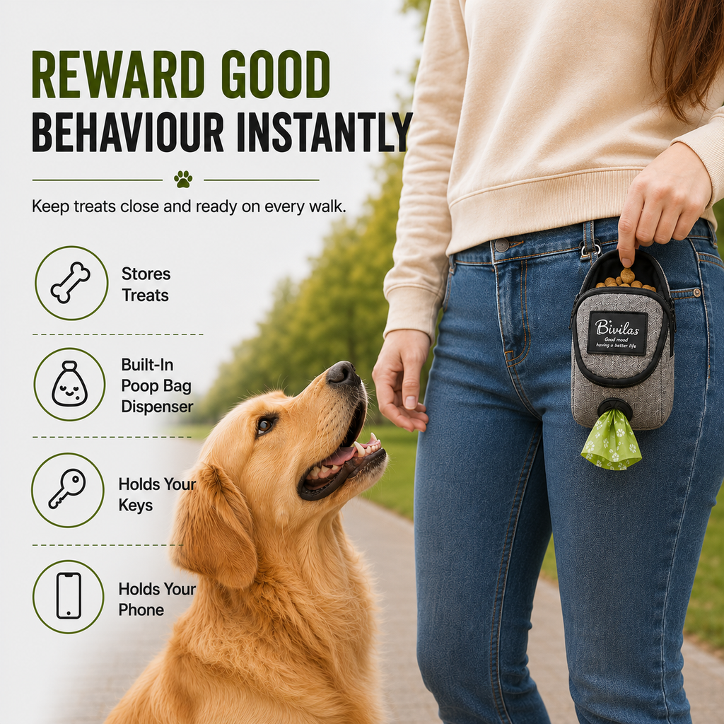 Portable Dog Treat Pouch