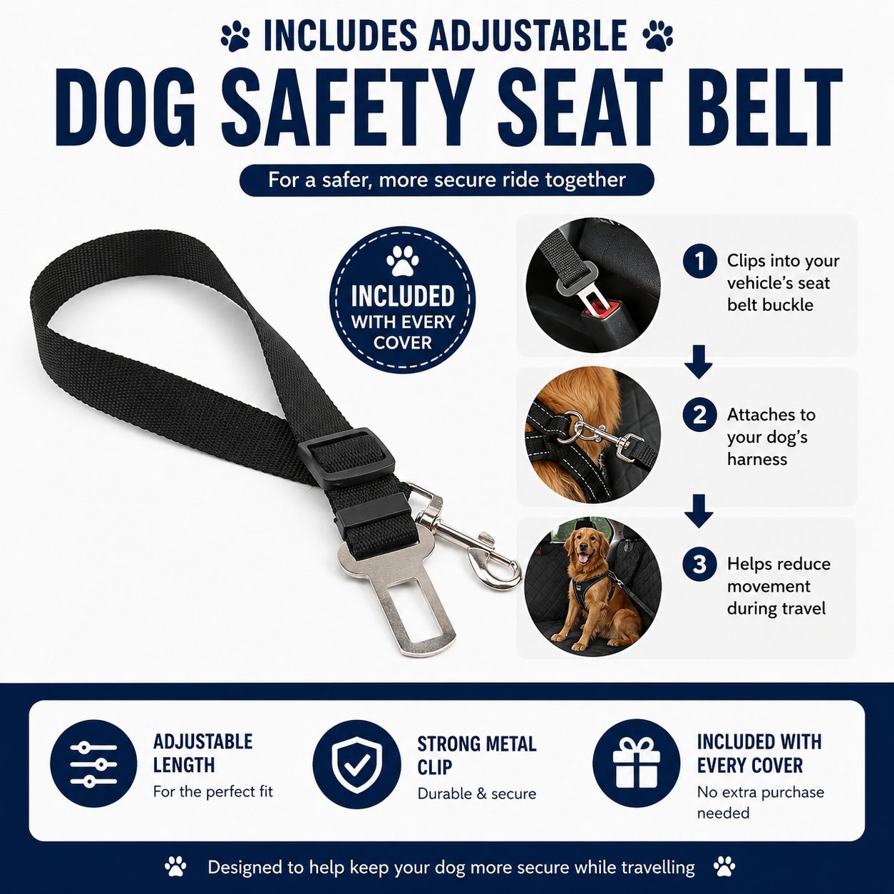 Waterproof Dog Car Seat Cover