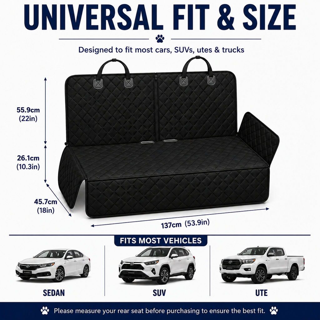 Waterproof Dog Car Seat Cover