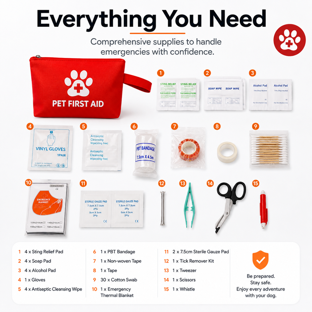 Portable Pet First Aid Kit