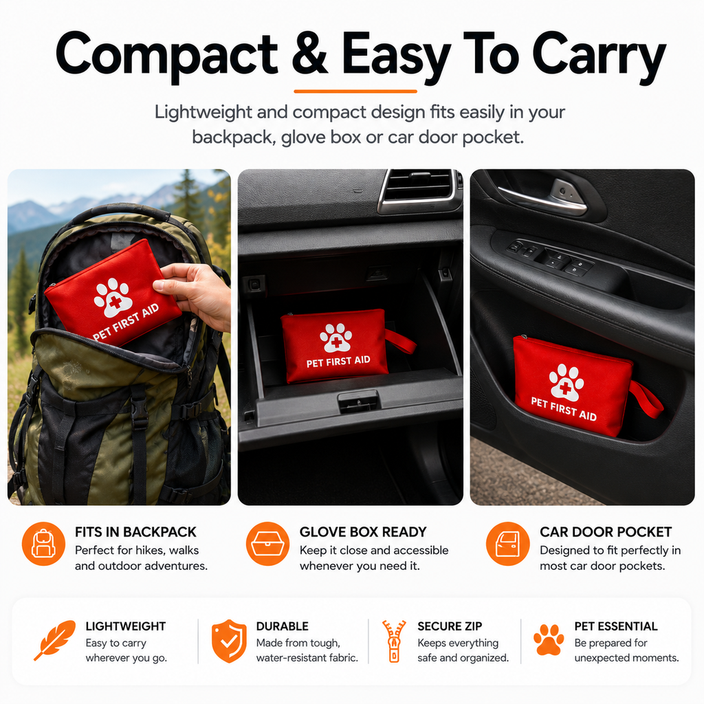 Portable Pet First Aid Kit
