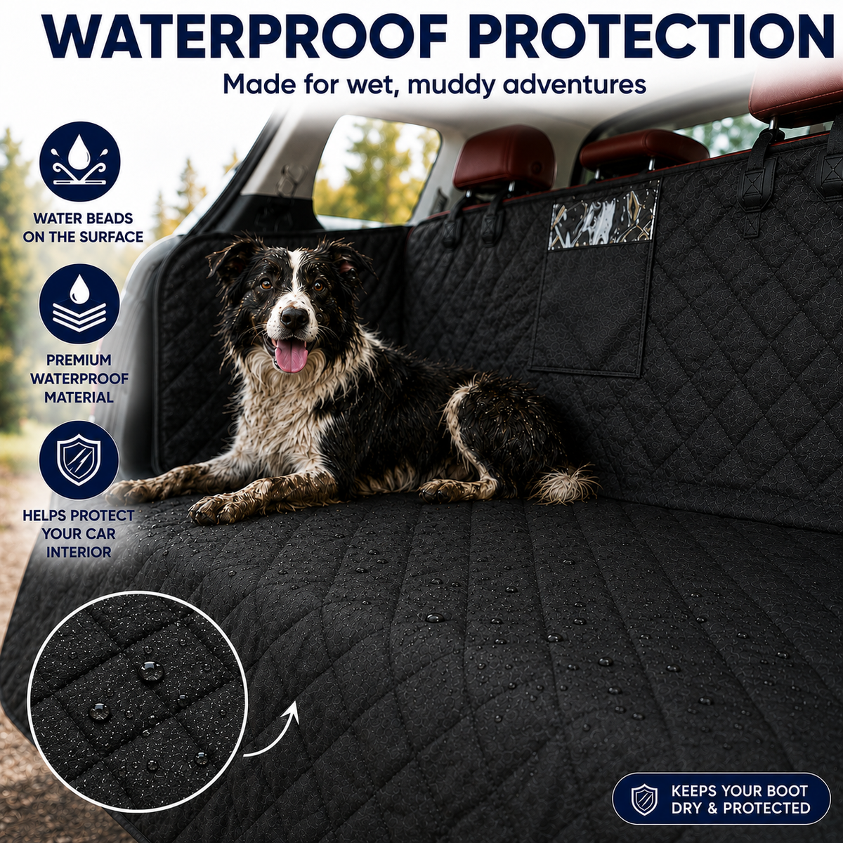 Waterproof Dog Car Boot Protector