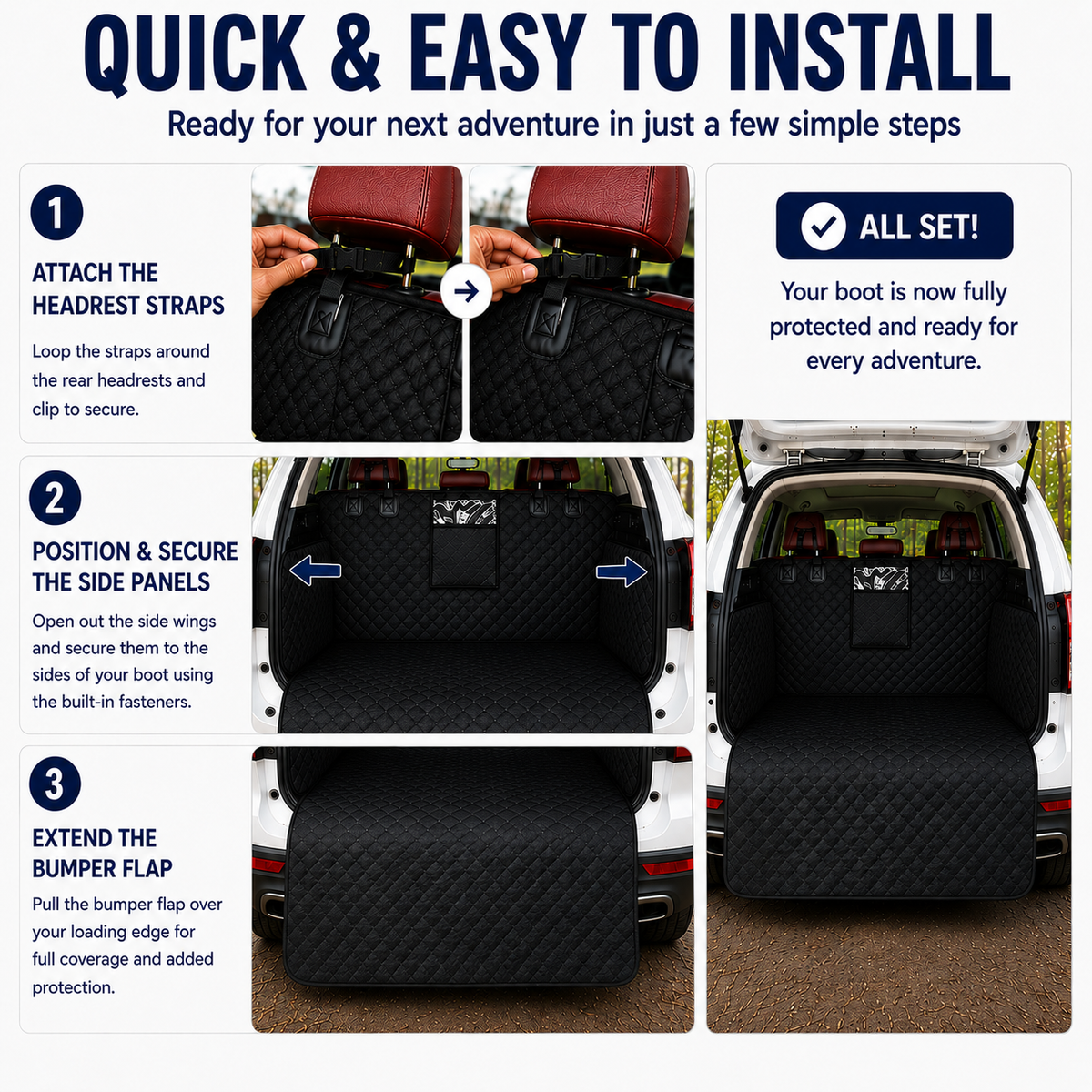Waterproof Dog Car Boot Protector