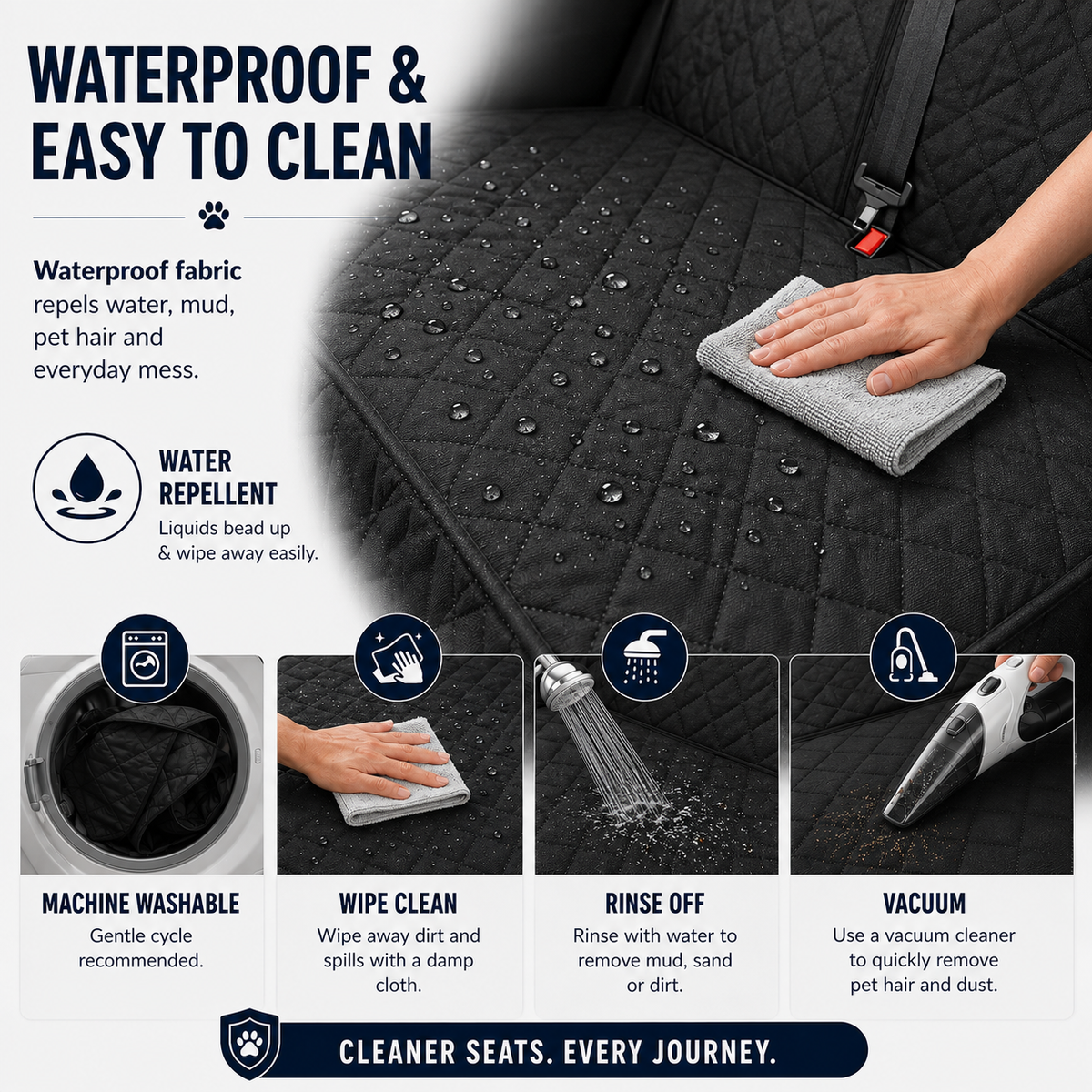 Waterproof Dog Car Seat Cover