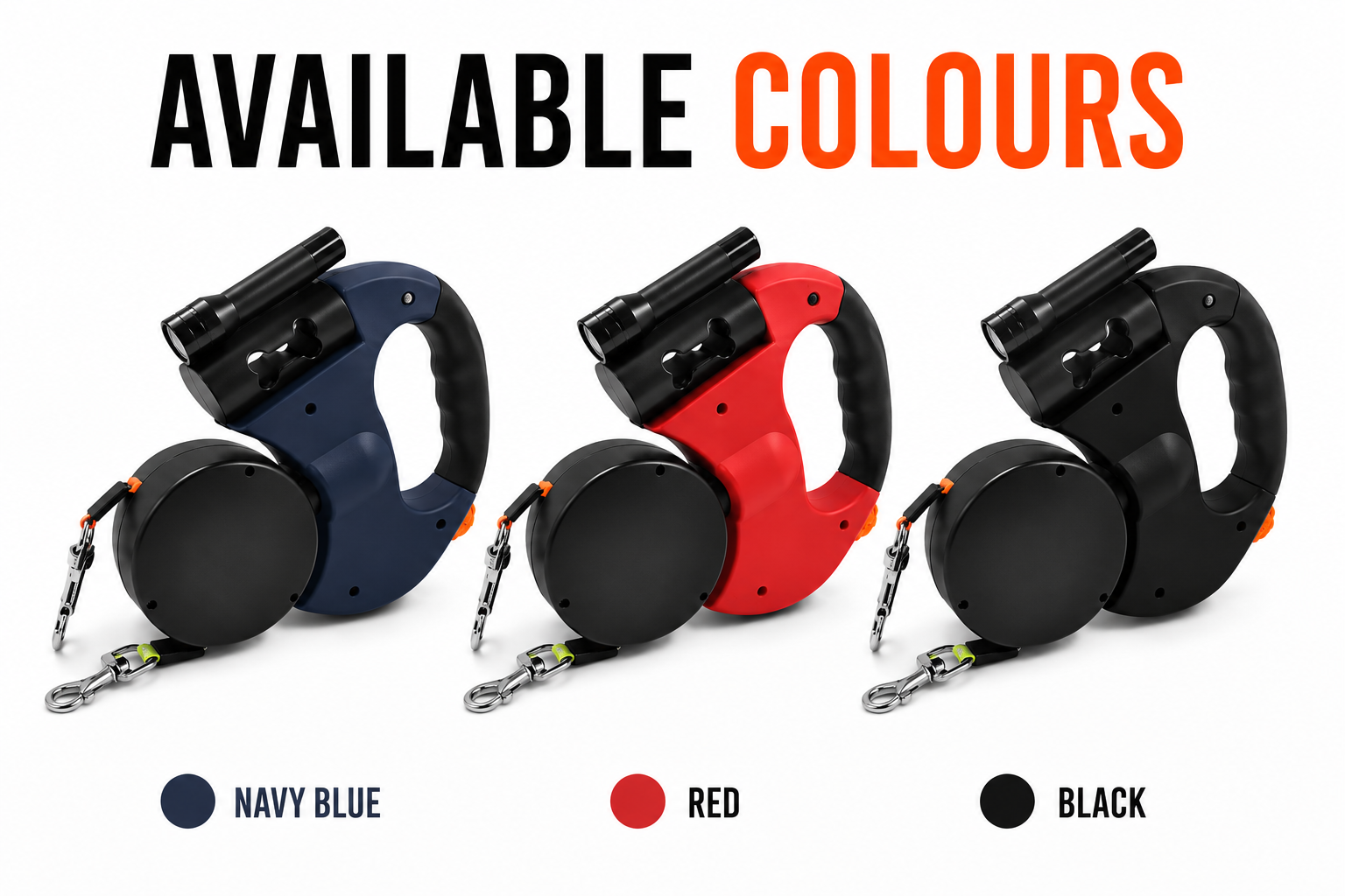 Anti-Tangle Dual Dog Lead