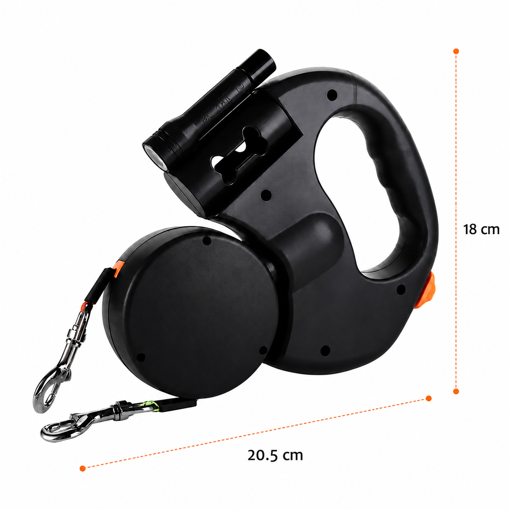 Anti-Tangle Dual Dog Lead
