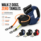 Anti-Tangle Dual Dog Lead