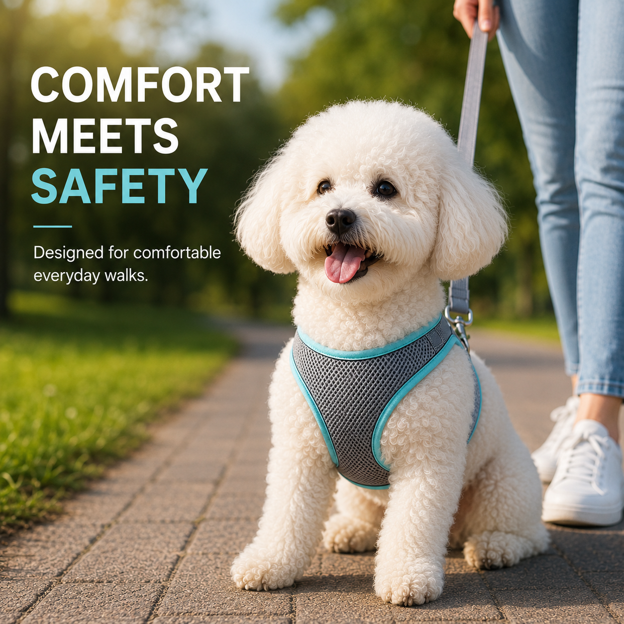 Soft Mesh Reflective Dog Harness