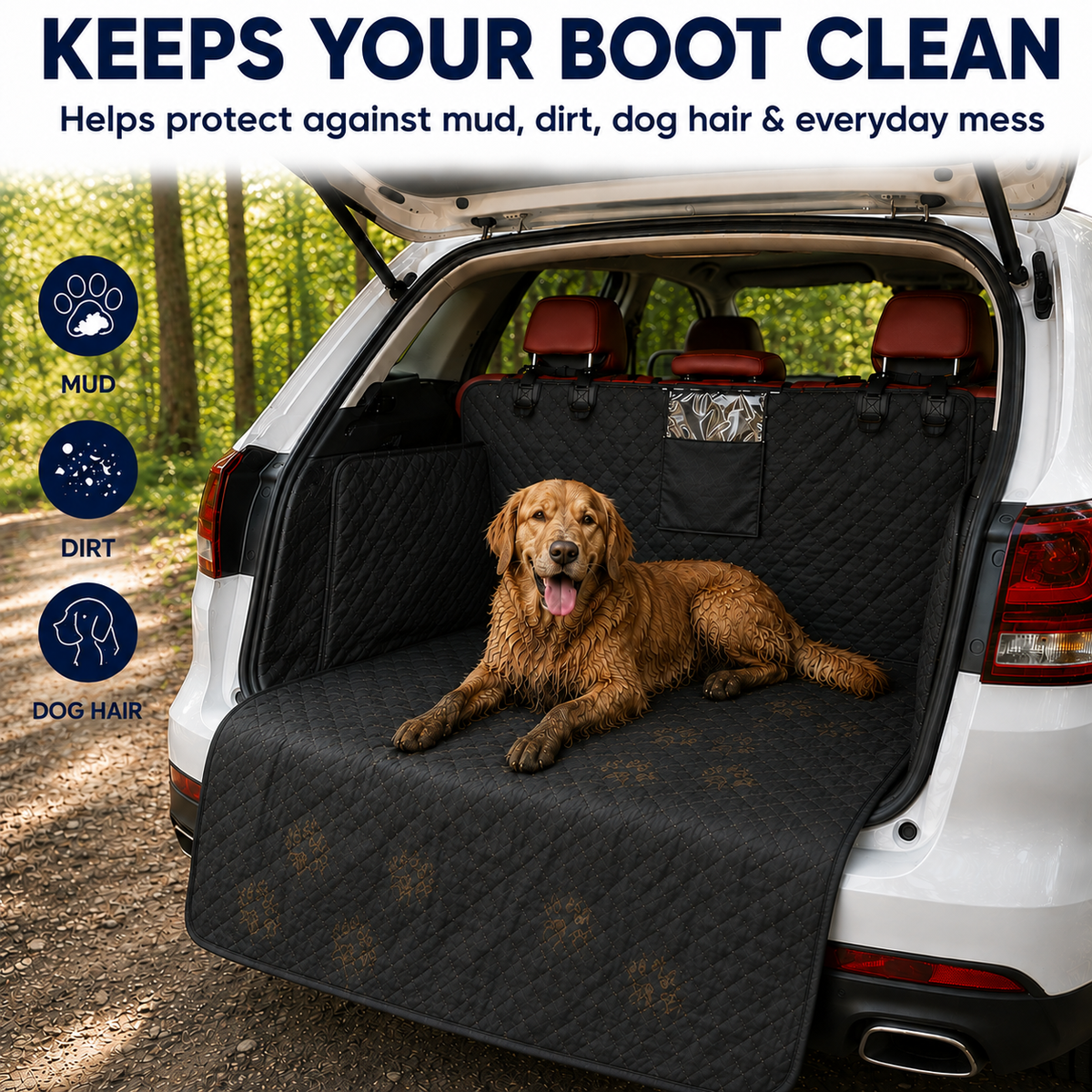 Waterproof Dog Car Boot Protector